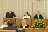 Wystapienie prezydenta Lecha Kaczyńskiego w związku z upamiętnieniem przez Senat Ireny Sendlerowej i Rady Pomocy Żydom \